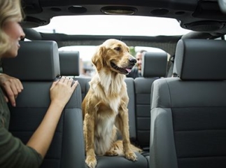 Accident de voiture avec un chien